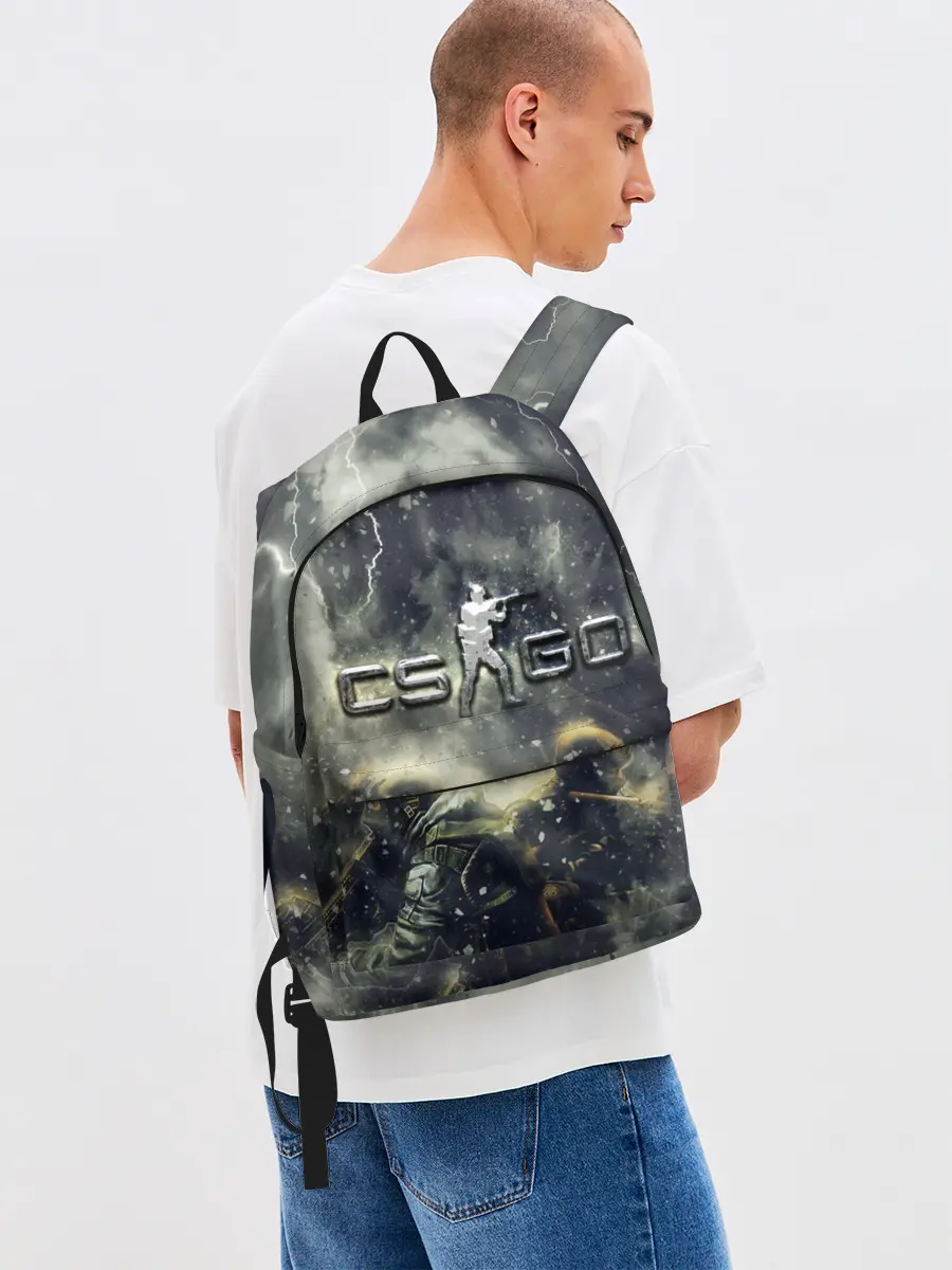 Рюкзак джинсовый / CS GO