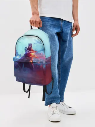 Рюкзак джинсовый / Battlefield 5