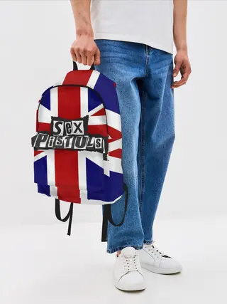 Рюкзак джинсовый / Sex Pistols