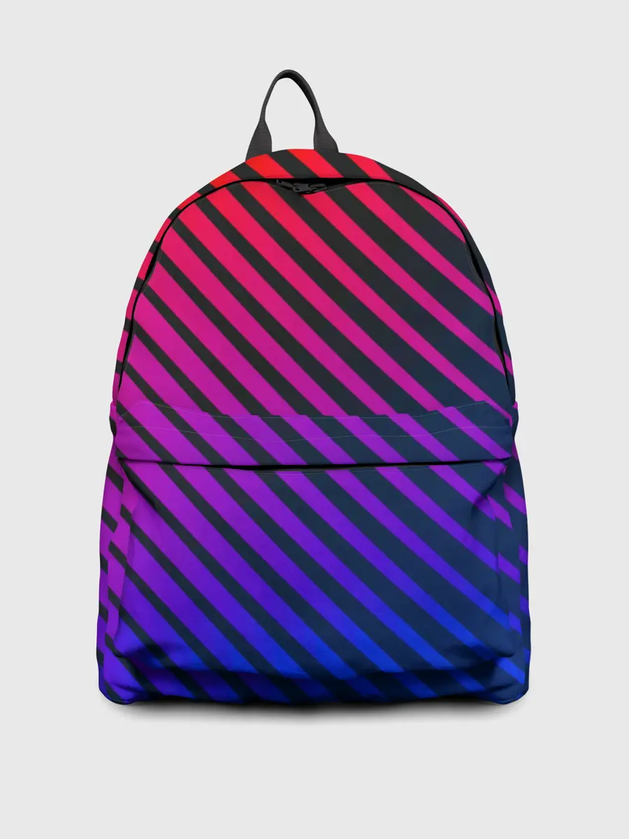 Рюкзак джинсовый / Градиентные линии