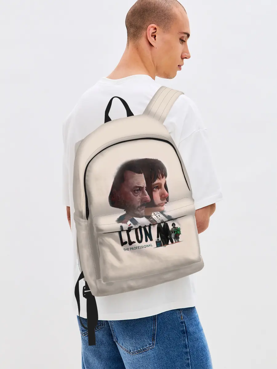 Рюкзак джинсовый / Леон