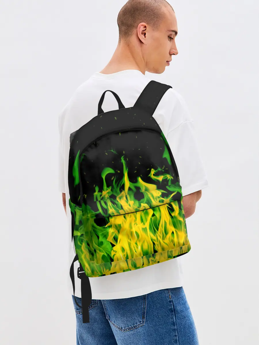 Рюкзак джинсовый / Дикий огонь