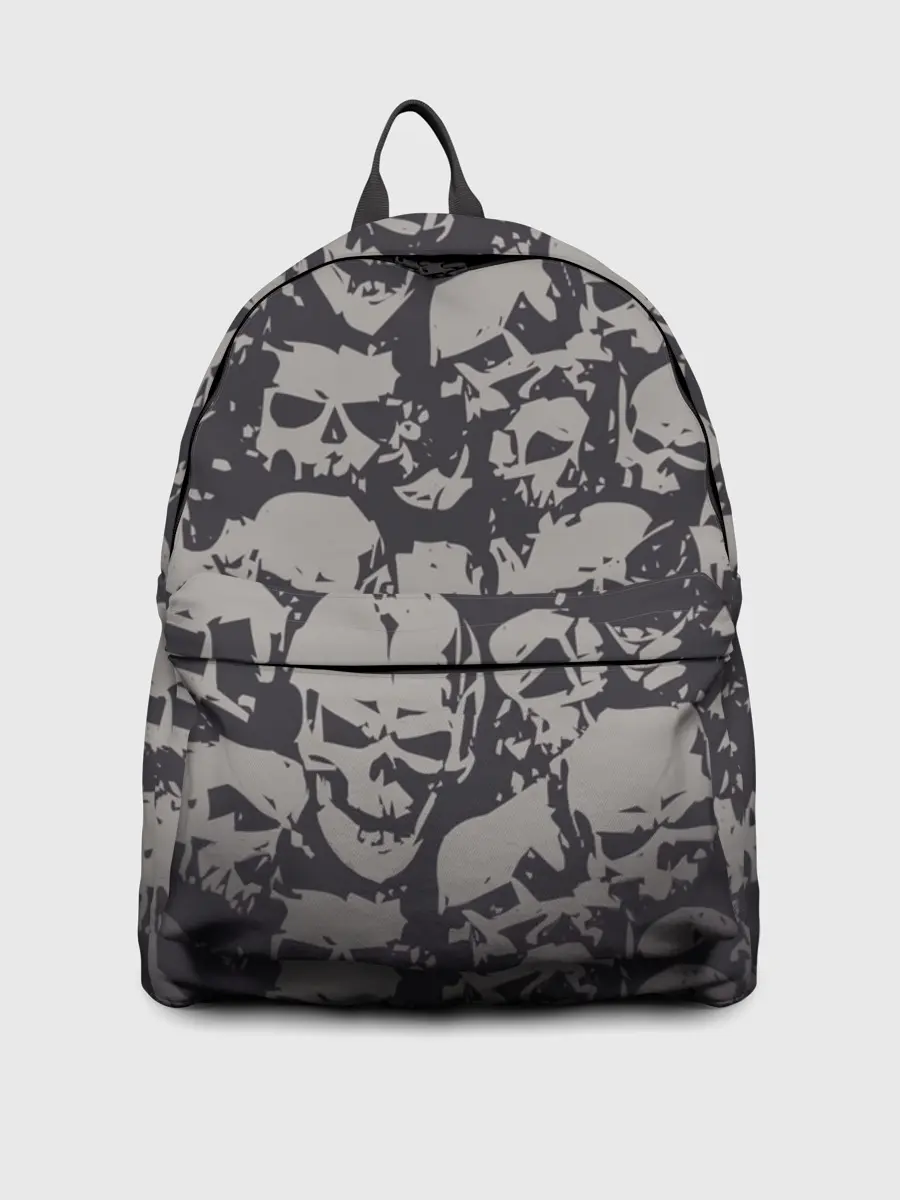 Рюкзак джинсовый / Черепа