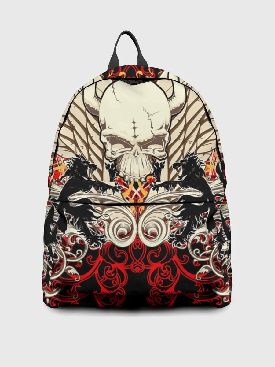 Рюкзак джинсовый / Vintage Skull Art v2