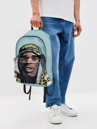 Рюкзак джинсовый / ASAP Rocky
