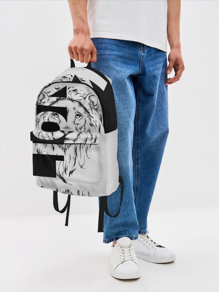 Рюкзак джинсовый / Lion