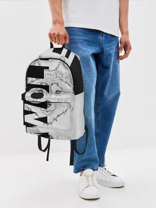Рюкзак джинсовый / Wolf