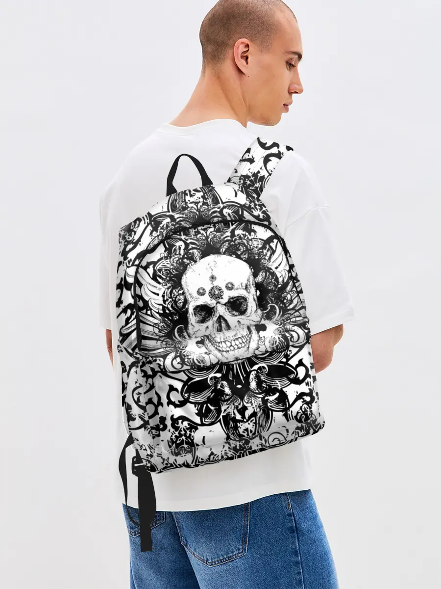 Рюкзак джинсовый / Grunge Skull