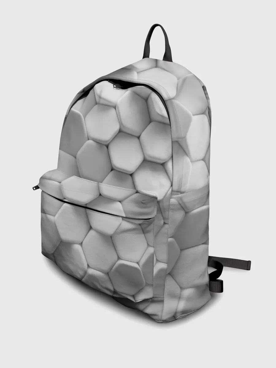 Рюкзак джинсовый / Геометрическая живопись