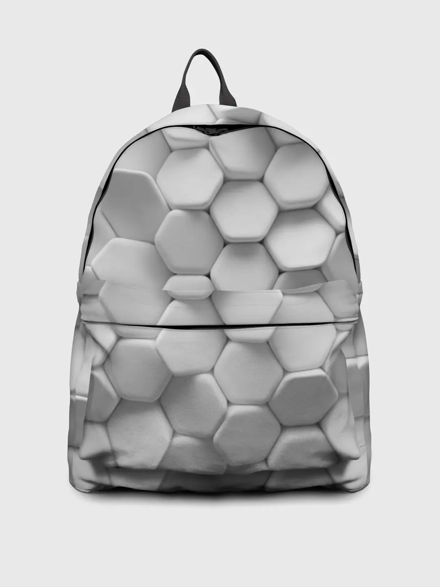 Рюкзак джинсовый / Геометрическая живопись