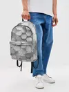 Рюкзак джинсовый / Геометрическая живопись