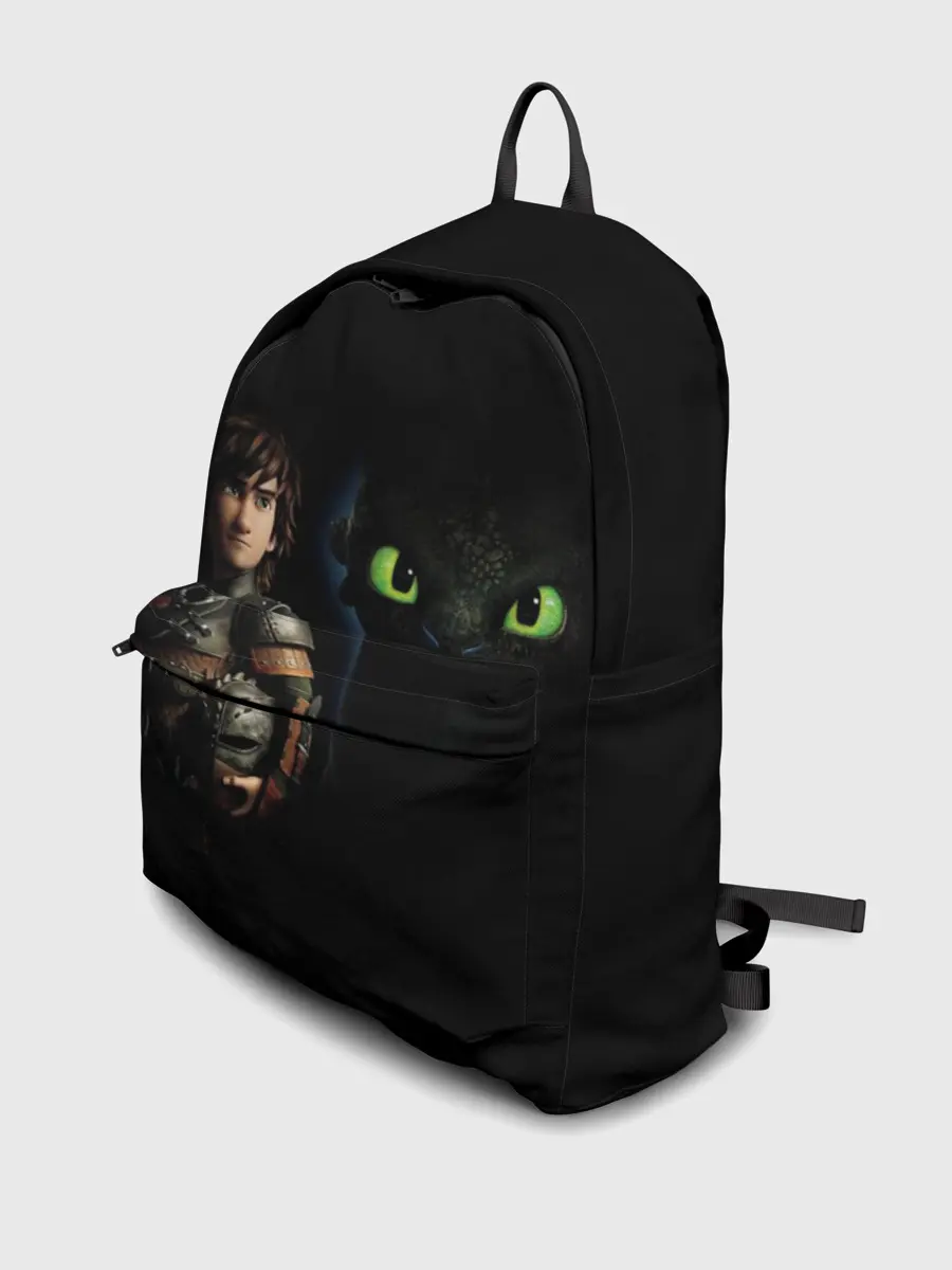 Рюкзак джинсовый / как приручить дракона