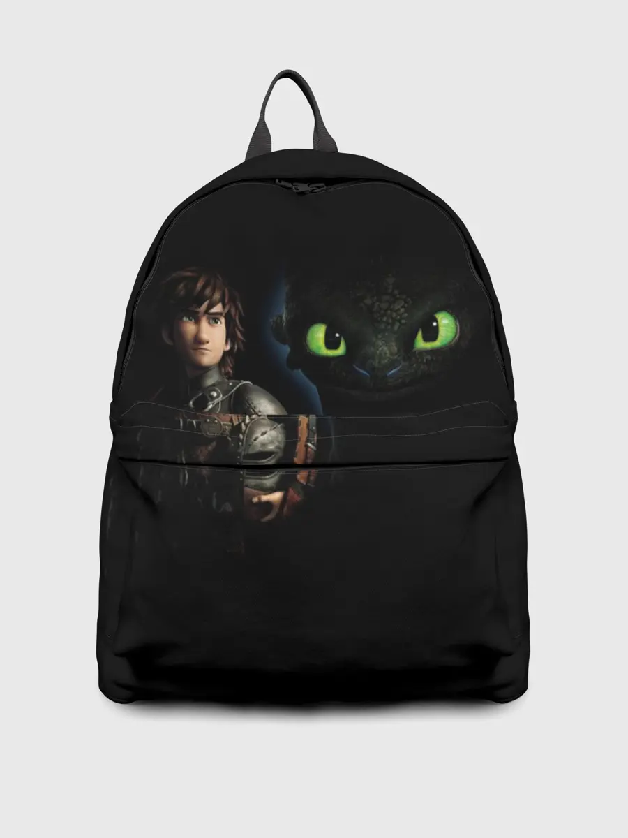 Рюкзак джинсовый / как приручить дракона