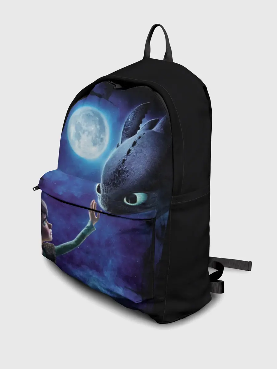 Рюкзак джинсовый / как приручить дракона