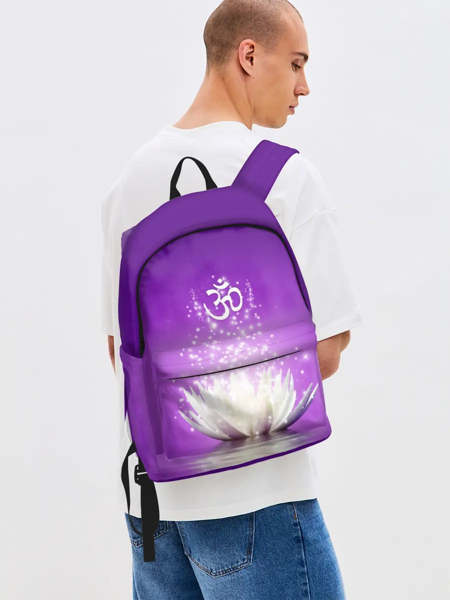 Рюкзак джинсовый / Лотос просветления