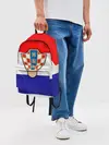 Рюкзак джинсовый / Сборная Хорватии флаг