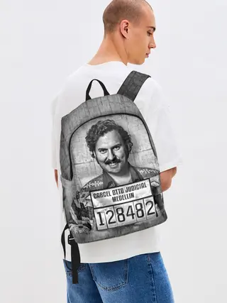 Рюкзак джинсовый / Пабло Эскобар