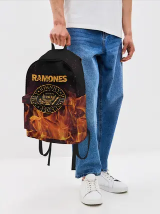 Рюкзак джинсовый / Ramones