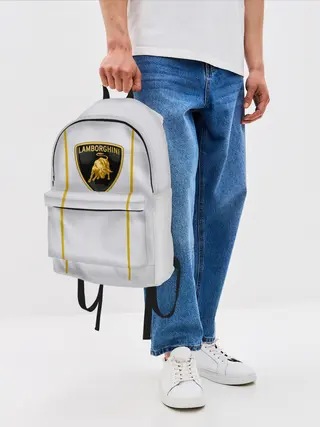 Рюкзак джинсовый / LAMBORGHINI.