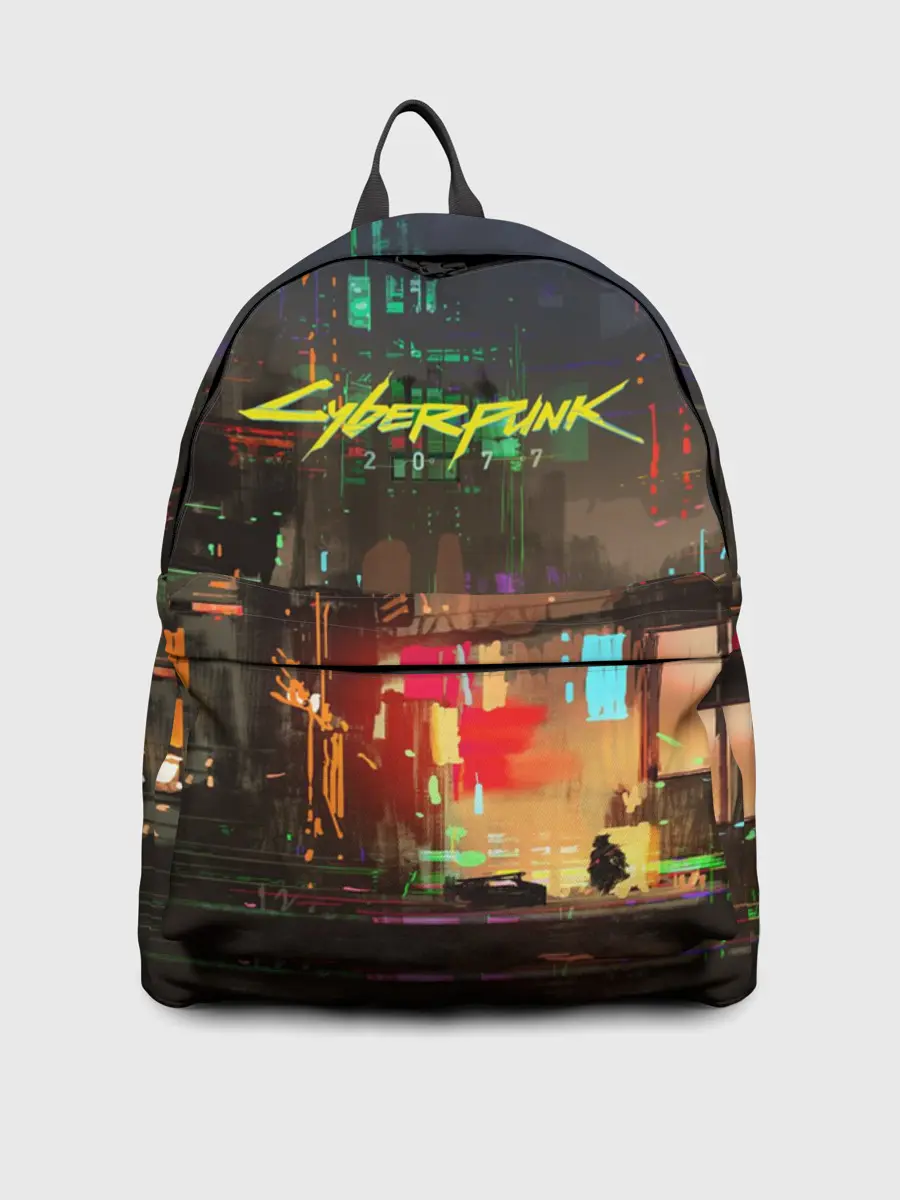 Рюкзак джинсовый / Cyber Punk 2077
