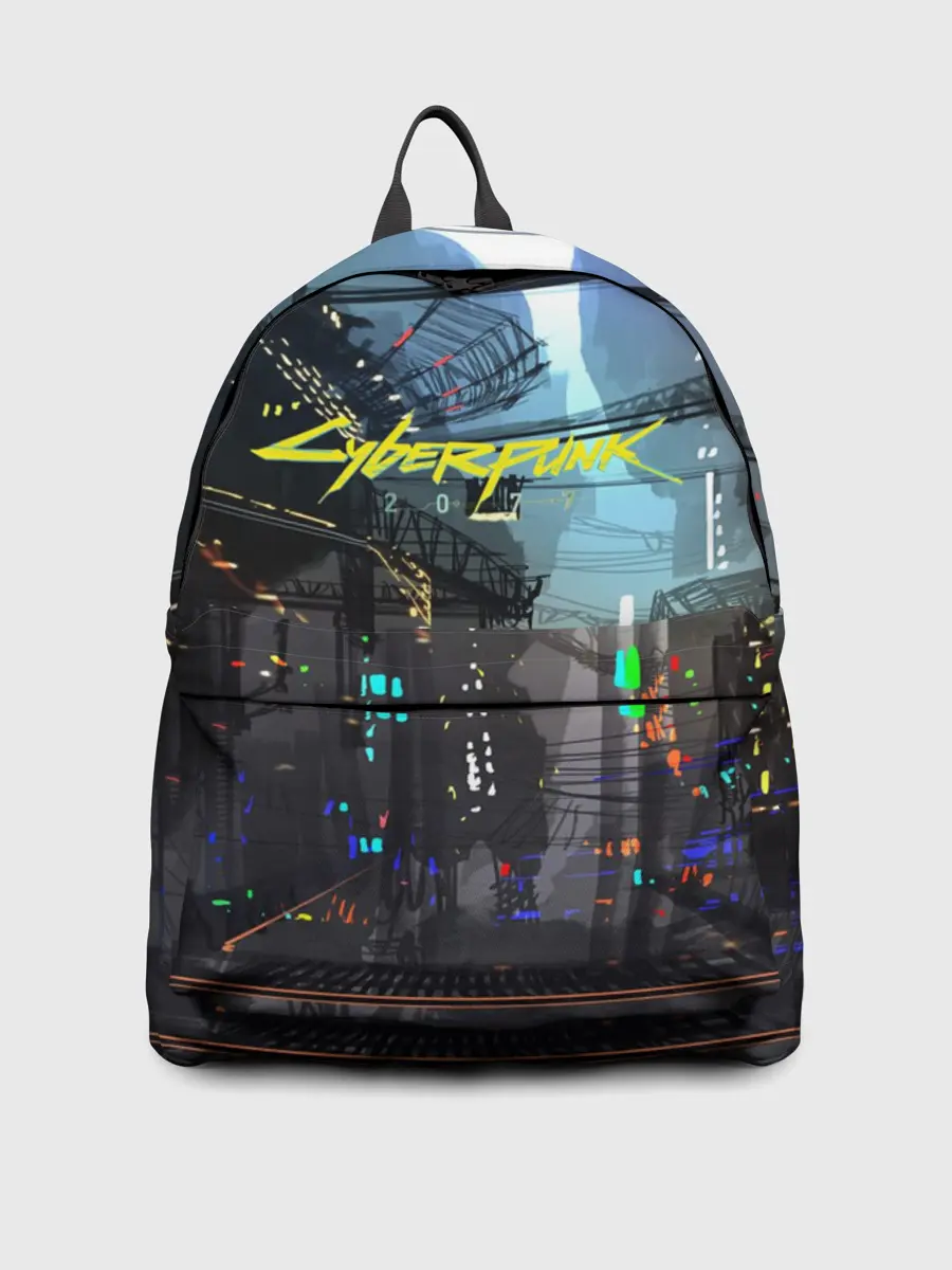 Рюкзак джинсовый / Cyber Punk 2077