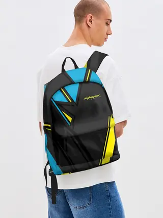 Рюкзак джинсовый / CYBERPUNK 2077 | КИБЕРПАНК 2077