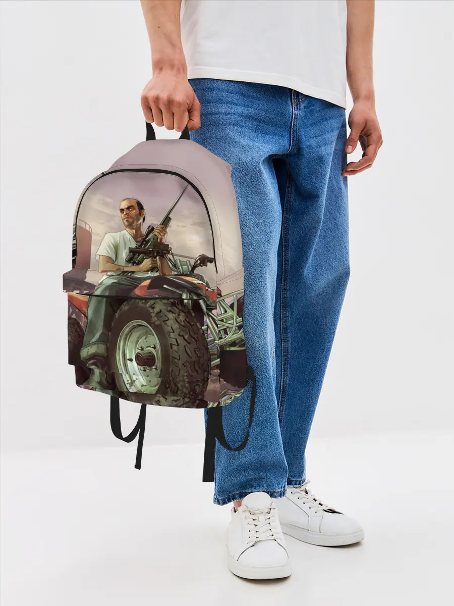 Рюкзак джинсовый / Grand Theft Auto