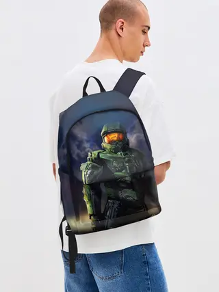 Рюкзак джинсовый / Halo