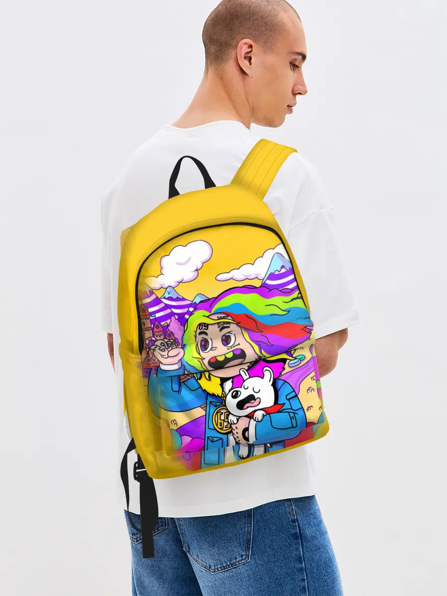 Рюкзак джинсовый / 69 rainbow