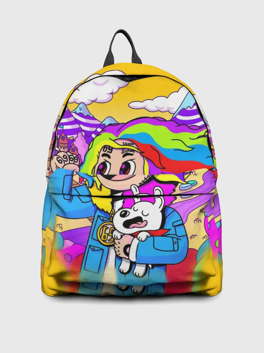 Рюкзак джинсовый / 69 rainbow