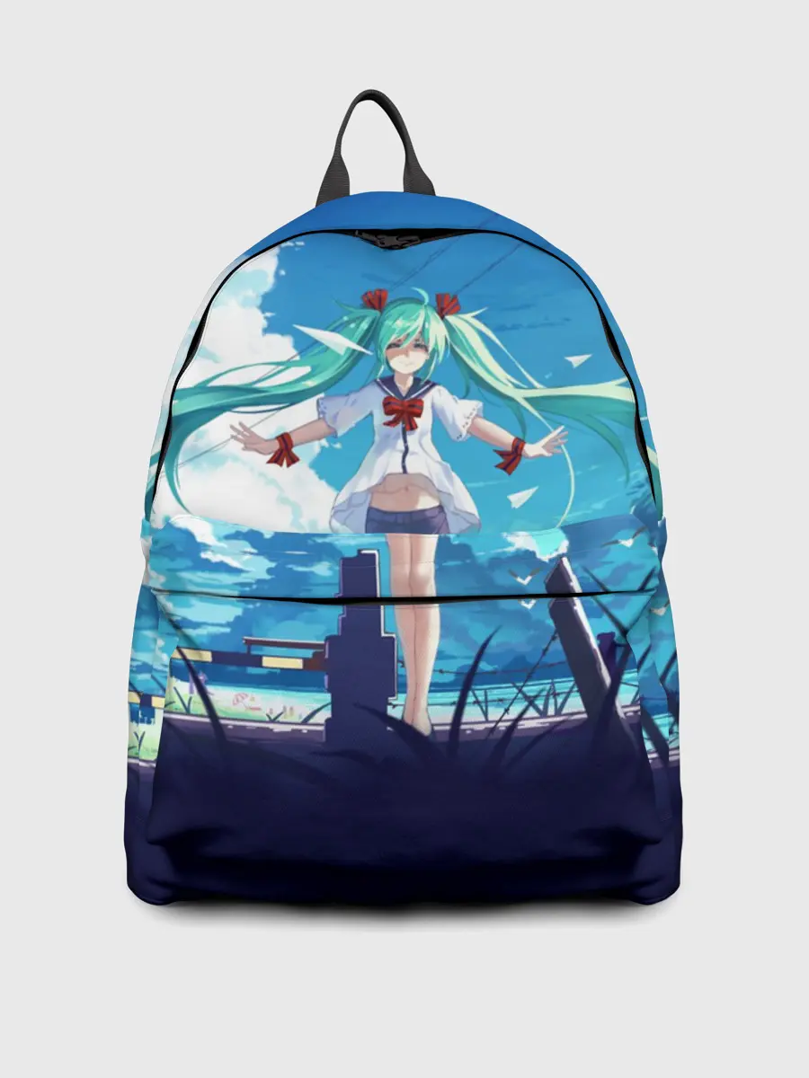 Рюкзак джинсовый / Хацунэ Мику под летним небом