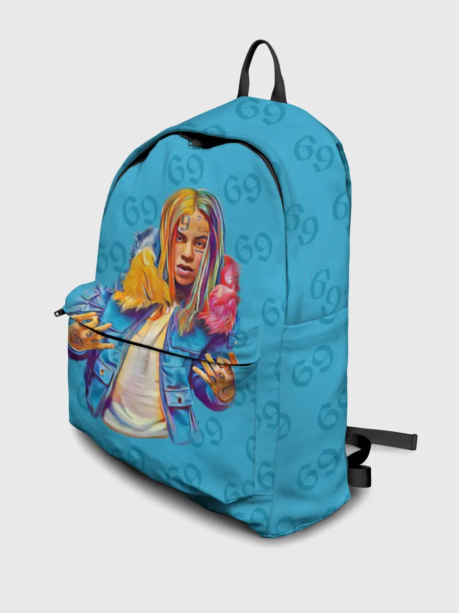 Рюкзак джинсовый / 6IX9INE 69