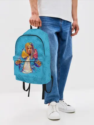 Рюкзак джинсовый / 6IX9INE 69