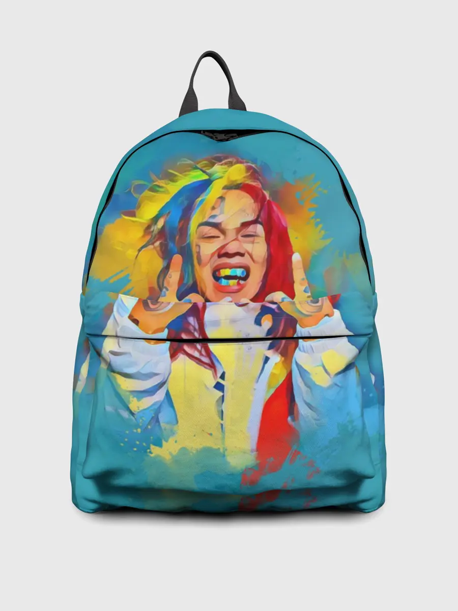 Рюкзак джинсовый / 6IX9INE PAINTS