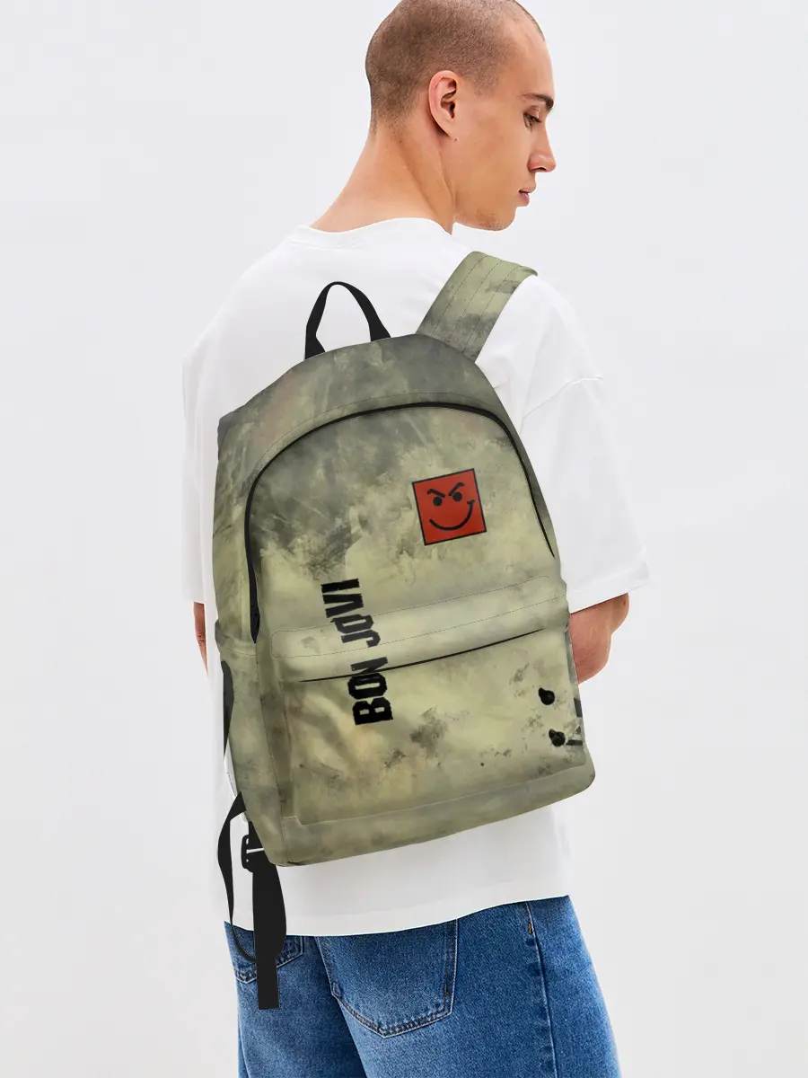 Рюкзак джинсовый / Bon Jovi