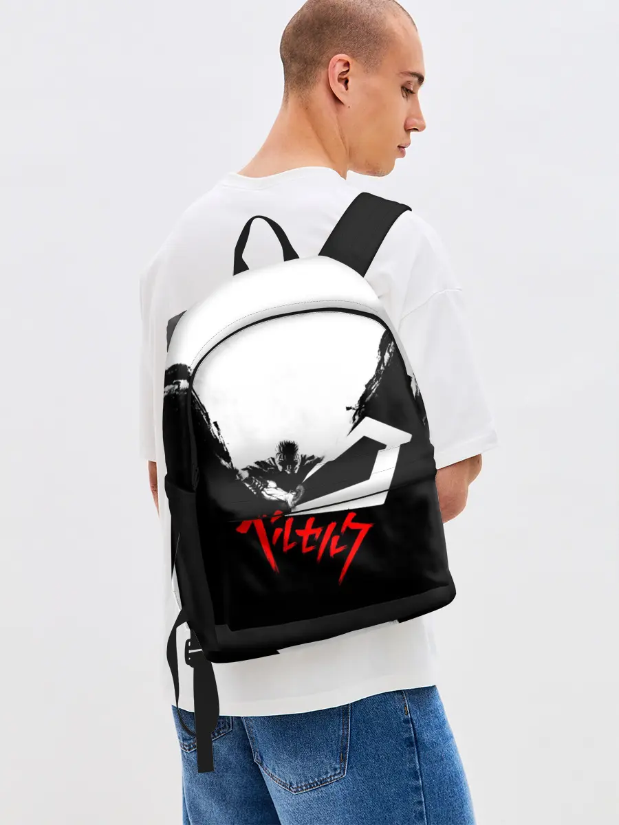 Рюкзак джинсовый / Гатс разрубает тьму! БЕРСЕРК