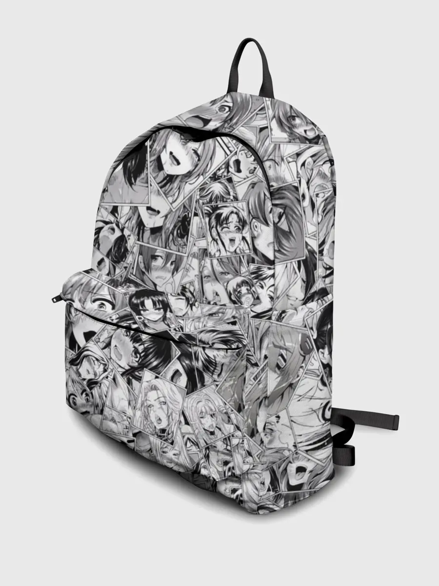 Рюкзак джинсовый / Manga ahegao