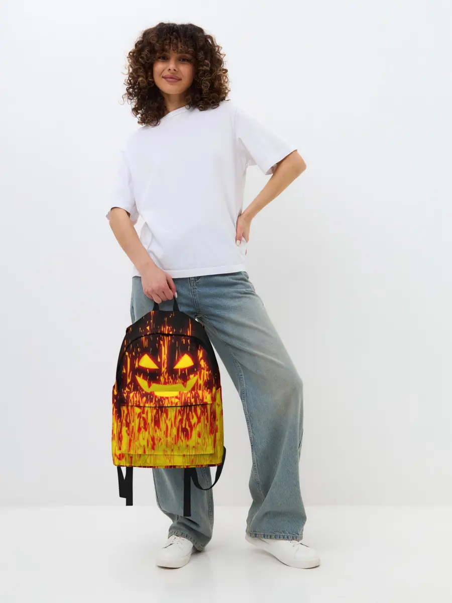 Рюкзак джинсовый / FIRE PUMPKIN