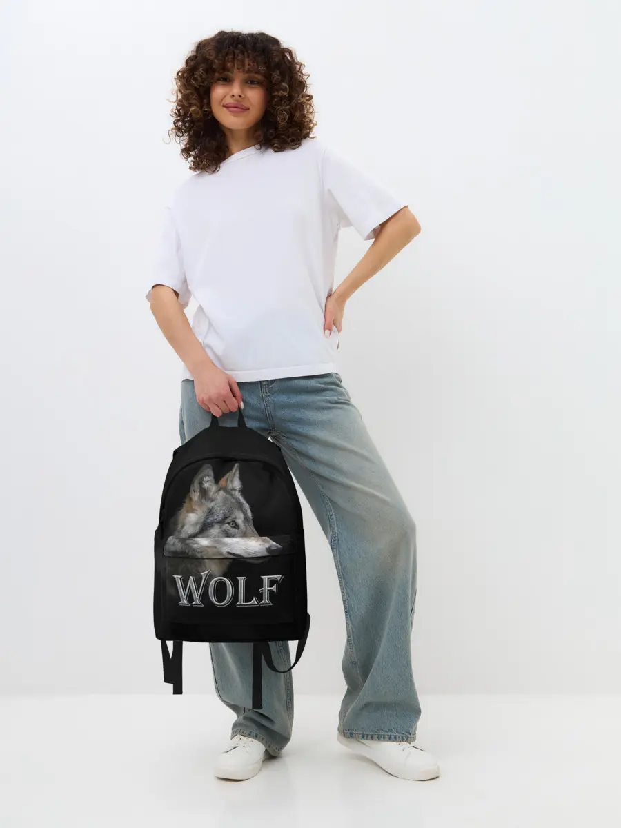 Рюкзак джинсовый / Wolf