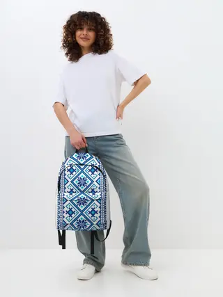 Рюкзак джинсовый / русь