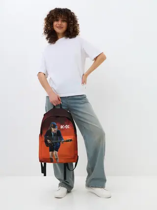Рюкзак джинсовый / AC/DC
