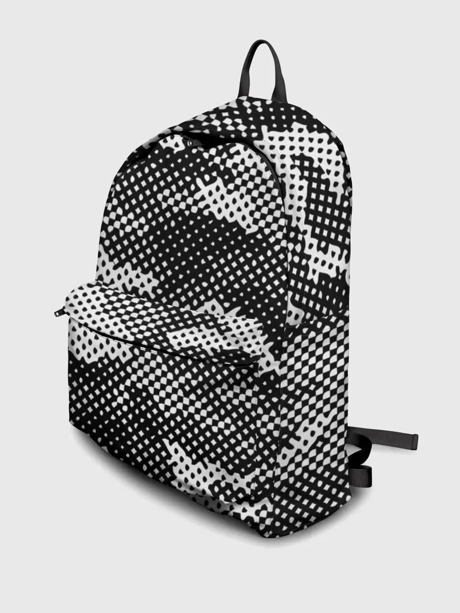 Рюкзак джинсовый / Черный камуфляж