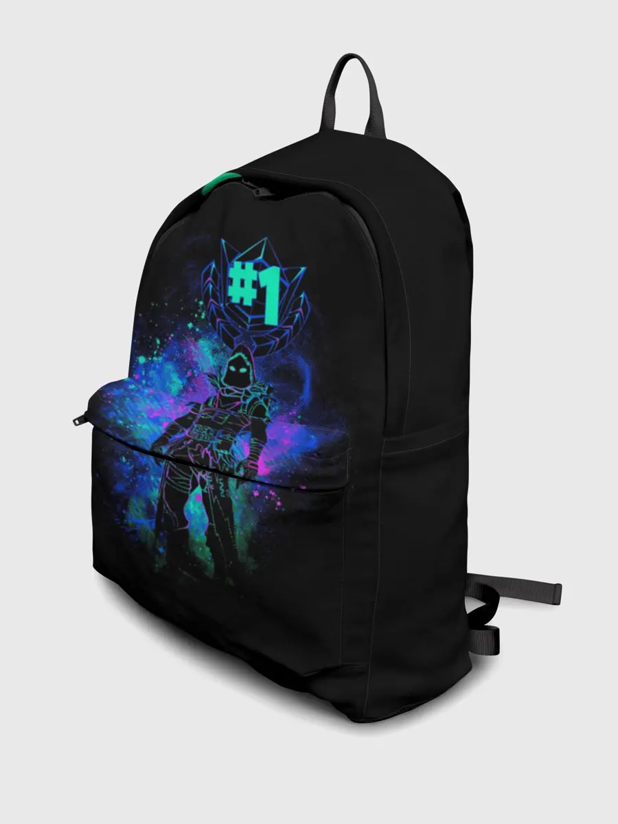 Рюкзак джинсовый / Fortnite. Neon Raven