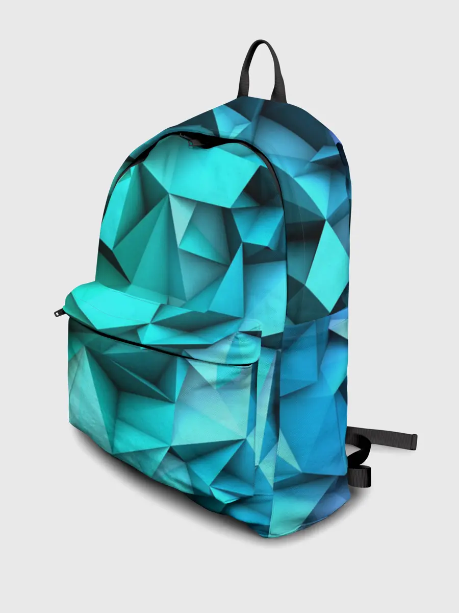 Рюкзак джинсовый / abstraction geometry