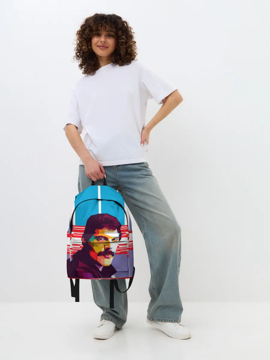 Рюкзак джинсовый / Фредди Меркьюри