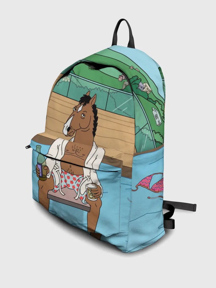 Рюкзак джинсовый / Конь БоДжек