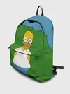 Рюкзак джинсовый / Гомер Симпсон в кустах