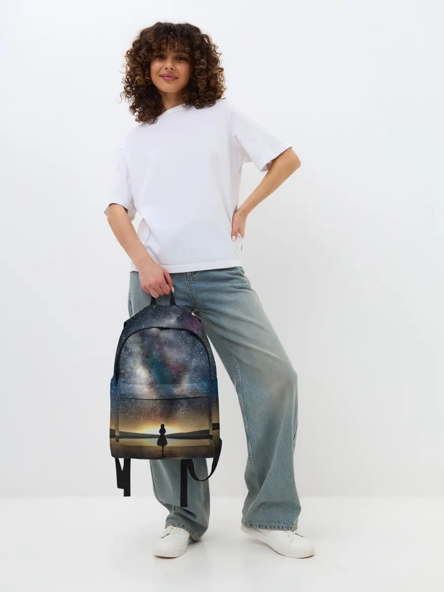 Рюкзак джинсовый / VIOLET EVERGARDEN. Космос