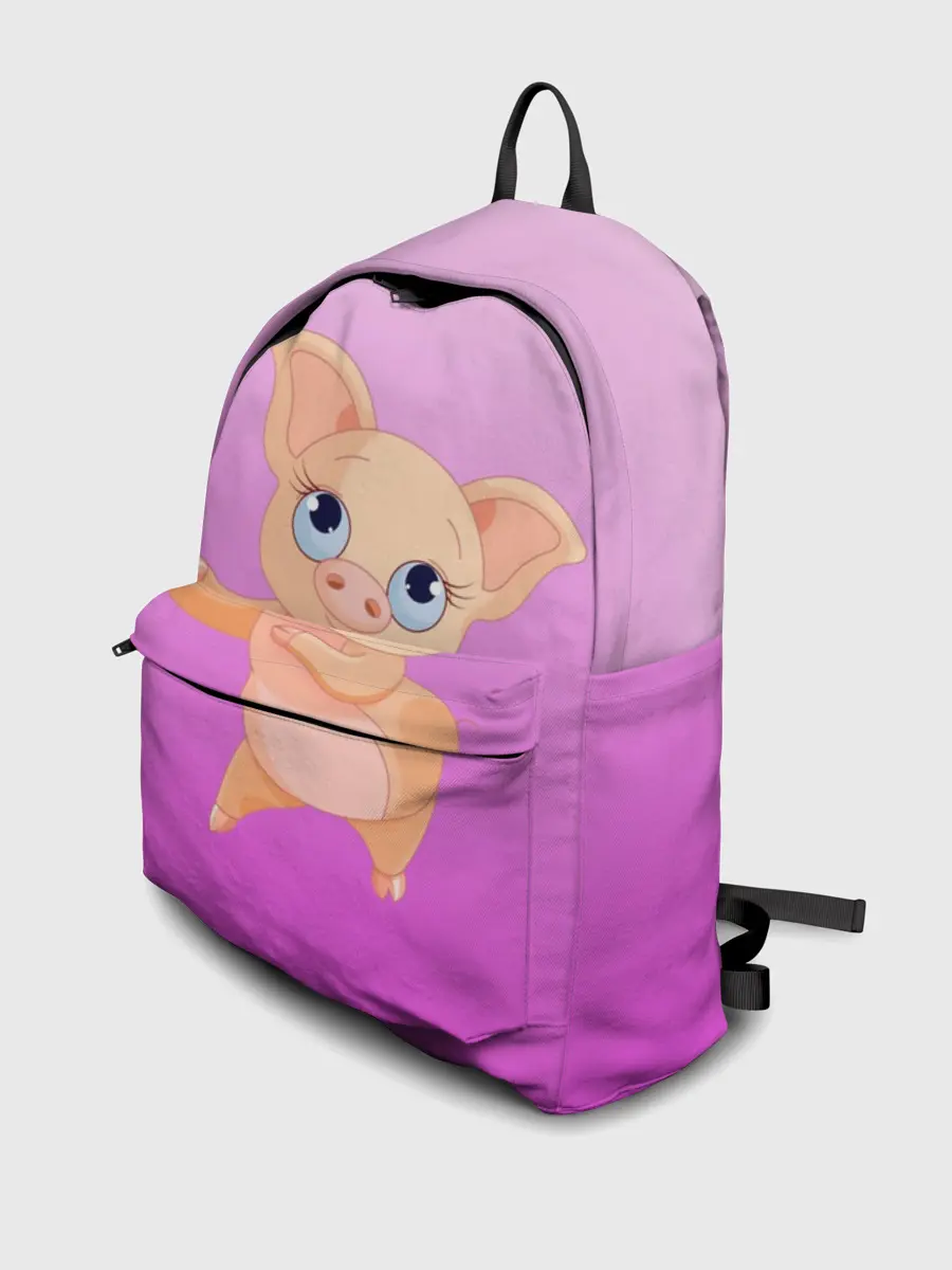 Рюкзак джинсовый / Танцующая свинка