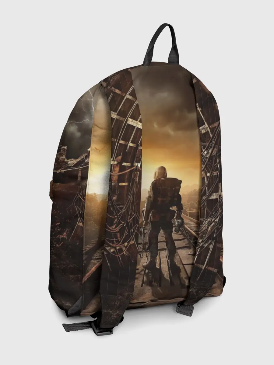 Рюкзак джинсовый / Metro 2033 постапокалипсис